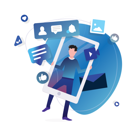 Digital Marketing Illustration